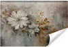 Muralo Vlies Fototapete BLUMEN Blätter Pflanzen Beton Retro Produktbild-Vorschau 1