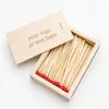 Holzkästchen mit Streichhölzern, 18 cm, zur Gravur eines Produktbild-Vorschau 6