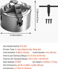 VEVOR 4-Backen-Drehfutter, 80 mm, selbstzentrierendes Produktbild-Vorschau 7