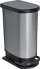 Rotho Paso Pedal Bin 50L Carbon Metallic Voir les images du produit 1