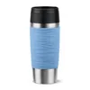 emsa Isolierbecher Travel Mug Waves 360 ml, puderblau Produktbild-Vorschau 1