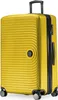 A yellow suitcase on a white background. Anteprima dell’immagine prodotto