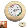 Sauna Thermo Hygrometer aus Kiefernholz,Analoges 2-in-1 Produktbild-Vorschau 1