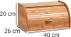 Zeller Rollbrotkasten, Bamboo, 40 x 26 x 20 cm, 25347 Produktbild-Vorschau 10