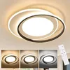 A modern ceiling light with three different color temperature settings shown in separate panels, and a remote control. Náhľad obrázku produktu