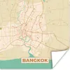 MuchoWow® Poster Bangkok - Karte - Vintage - Stadtplan Produktbild-Vorschau 1