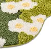 Badteppich - 60x100 cm - Grün - 3D-Effekt - Rutschfest - Produktbild-Vorschau 8