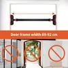 DH FitLife tyč na dveře s vodováhou a pružinovou konstrukcí Náhled obrázku produktu 13
