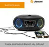 Denver TCL-212BT Boombox mit CD, Bluetooth, USB, AUX & Produktbild-Vorschau 3