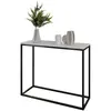 Furneo | Konsolentisch II - 100 cm - Weiß matt / Schwarz - Produktbild-Vorschau 1