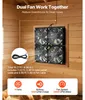 SucceBuy 25W Solar-Ventilator, 12V Solarmodul mit 4 Produktbild-Vorschau 3