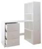 Scrivania angolare con libreria, dimensioni 117x63x135 cm, Anteprima dell’immagine prodotto 8