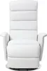Miliboo - Relax-Sessel manuell verstellbar Weiß NELSON Produktbild-Vorschau 1