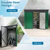 Domek ogrodowy metalowy COSTWAY, szopka narzędziowa Podgląd zdjęcia produktu 5