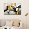 Wandbilder wohnzimmer 90x60 cm - Abstrakt und Modern - Gold Produktbild-Vorschau 6