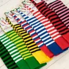 Ringelstrümpfe Ringelsocken Kniestrümpfe blau weiß 43/46 Produktbild-Vorschau 1