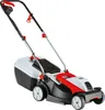 A studio shot of a lawnmower on a white background. Produktbild-Vorschau
