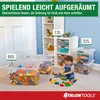 ATHLON TOOLS 4 x 80L Aufbewahrungsboxen mit Deckel - rot Produktbild-Vorschau 7