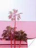 MuchoWow® Poster Palme - Garten Poster - Rosa 90x120 cm - Produktbild-Vorschau 1