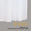Duschvorhang 180x240 Weiß Antischimmel für Badezimmer, Produktbild-Vorschau 4