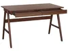 BELIANI Psací stůl hnědý 120 x 70 cm 2 zásuvky moderního Náhled obrázku produktu 6