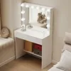 Moderní kosmetická toaletka na make-up s led zrcadlem Náhled obrázku produktu 3