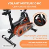 Mobiclinic® Fitness,  Bike, volano 10 kg, resistenza Anteprima dell’immagine prodotto 7