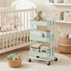 Sekey Rollwagen 35 cm breit Badezimmerregal mit 3 Ebenen Produktbild-Vorschau 9