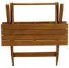 Klapptisch Gartentisch 90x60cm, Akazie Produktbild-Vorschau 3