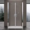 doporro Box Doccia a 3 Lati 80x100x80cm Piatto Doccia Anteprima dell’immagine prodotto 2
