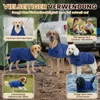 Betz Hundehandtuch Mantel aus Baumwolle mit Klettverschluss Produktbild-Vorschau 5
