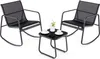 3dílný houpací bistro set, sada terasového nábytku se 2 Náhled obrázku produktu 1