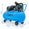 HEXWELT 300L Ölkompressor 7500W 8 Bar 1090L/min Produktbild-Vorschau 2