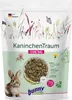A product bag of rabbit food with illustrations of plants and a rabbit. Produktbild-Vorschau