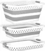 Panier à linge pliable 36 L – Gris, en plastique, Voir les images du produit 6