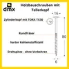 DMX - Tellerkopfschrauben 6x80 - Konstruktionsschrauben - Produktbild-Vorschau 2