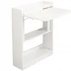 Faltbarer Wandschreibtisch, weiß, Schrank, Regal, moderner Produktbild-Vorschau 1