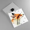 Wanduhr - Quadrat - Glasuhr - Fuchs Tier Natur - 30x30cm - Produktbild-Vorschau 2