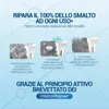 Diagrams illustrating the repair process of tooth enamel using microRepair technology. Produktbild-Vorschau