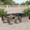 Maison Exclusive - Gartensofa-set mit Kissen 13 pcs Grau Produktbild-Vorschau 3