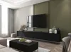 A modern living room with a TV and entertainment unit. Produktbild-Vorschau