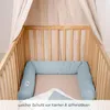 Julius Zöllner Bettschlange Musselin 180 cm - Denim Produktbild-Vorschau 4