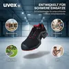 Calzado de seguridad uvex Halbschuh 1 x-tended support, Vista previa de la imagen del producto 6