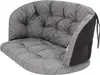 A tufted seat and back cushion set for outdoor furniture. Produktbild-Vorschau