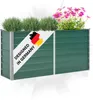 DELUKE® Hochbeet für Garten OSKAR Grün | 160x40x77cm | Produktbild-Vorschau 1