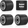 4 Stück Hubwagenrollen Gummirollen 80x70 mm, Achse 20 mm Produktbild-Vorschau 1