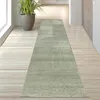 Wohnzimmerteppich 3D-Effekt im Bogenmuster in Grün Größe - Produktbild-Vorschau 1