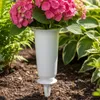 Grabvasen mit Erdspieß zum Stecken 2er Set 37 cm, silber Produktbild-Vorschau 5
