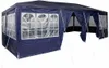 vidaXL Party-Zelt Blau 800 x 400 x 266 cm Polyethylen Produktbild-Vorschau 2