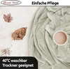 Kuscheldecke 220x240 cm Grau Wohndecke Flauschige Winter Produktbild-Vorschau 3